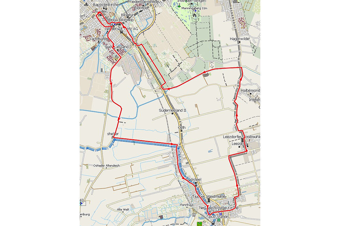 Tour 3 Marienhafe Leezdorf