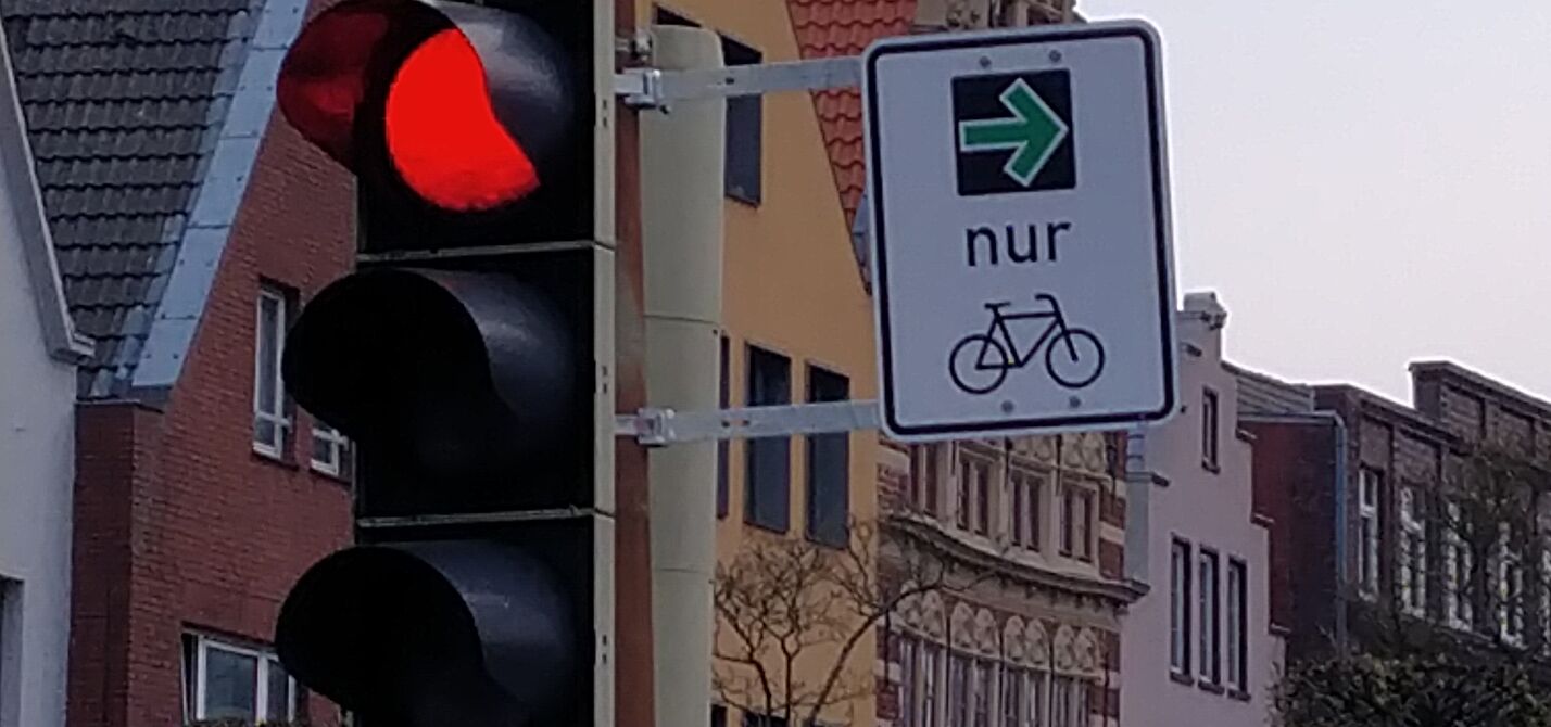 Grünpfeil für den Radverkehr Grünpfeil für den Radverkehr